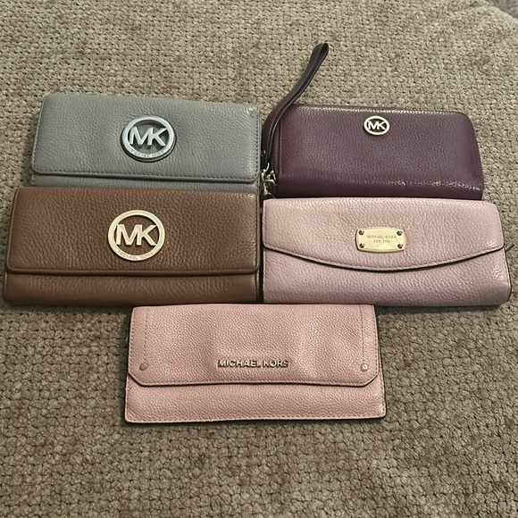 Michael Kors Handbags - Michael Kors Full Size Wallets Lot of 5